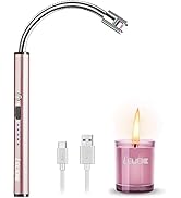 Candle Lighter, Upgraded USB Charging Arc Lighter with 360° Flexible Neck, Suitable Ignite Light ...