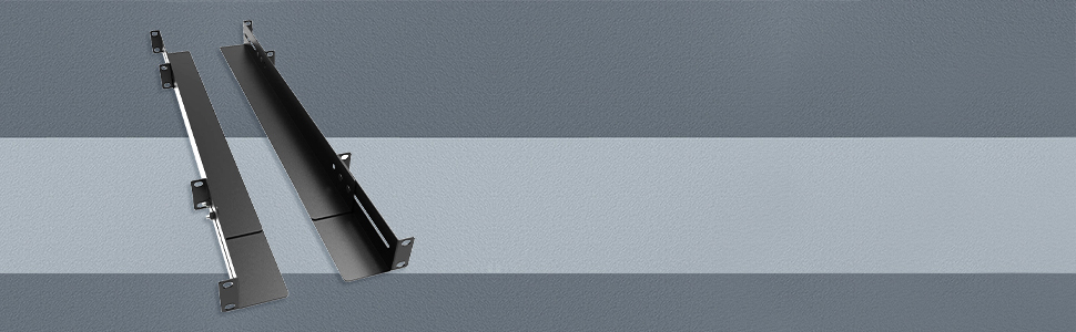 1U 4-Post Server Rack Shelf Rail