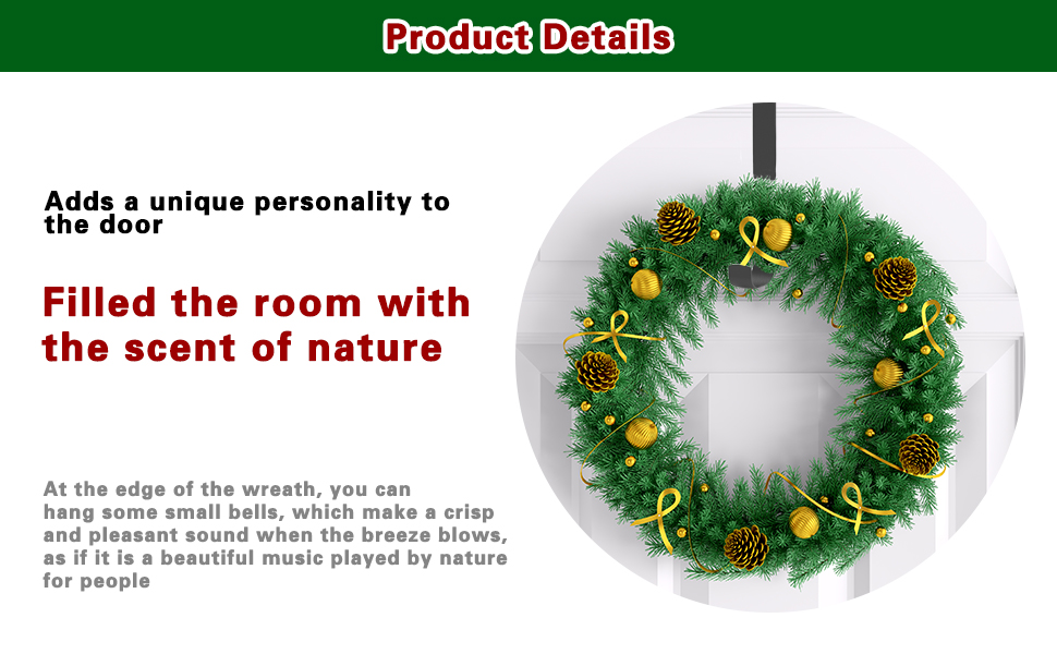 door wreaths for front door outside all season