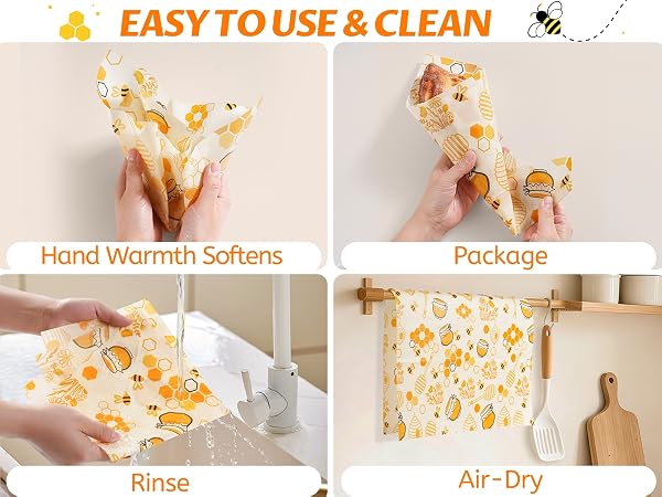 beeswax wraps for food