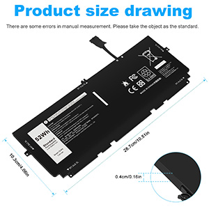 Dell XPS 13 9300 XPS 13 9310 battery