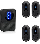 CallToU Wireless Calling System Smart Caregiver Pager Call Button 500ft Nurse Call Bell System fo...