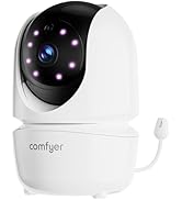 Comfyer Add-on Camera Baby Monitor BM01, Video Baby Monitor, 1080p FHD Resolution, Remote Pan Til...