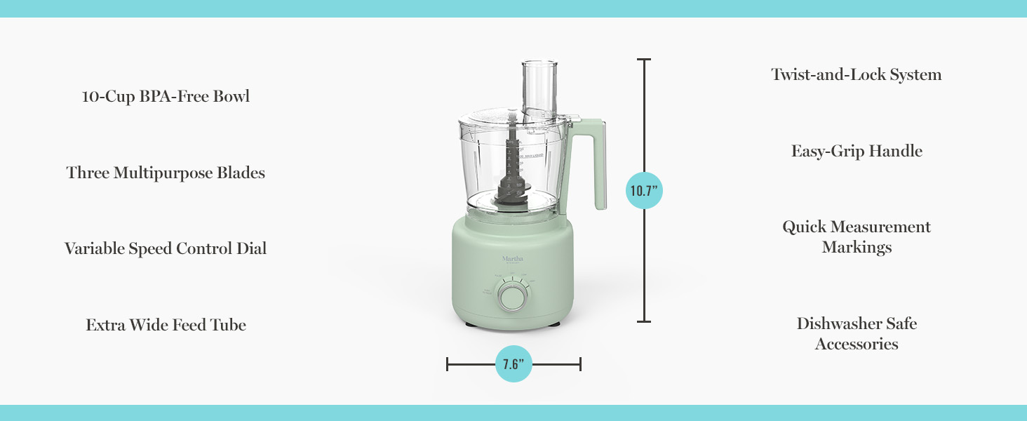 martha stewart, electrics, Food Processor
