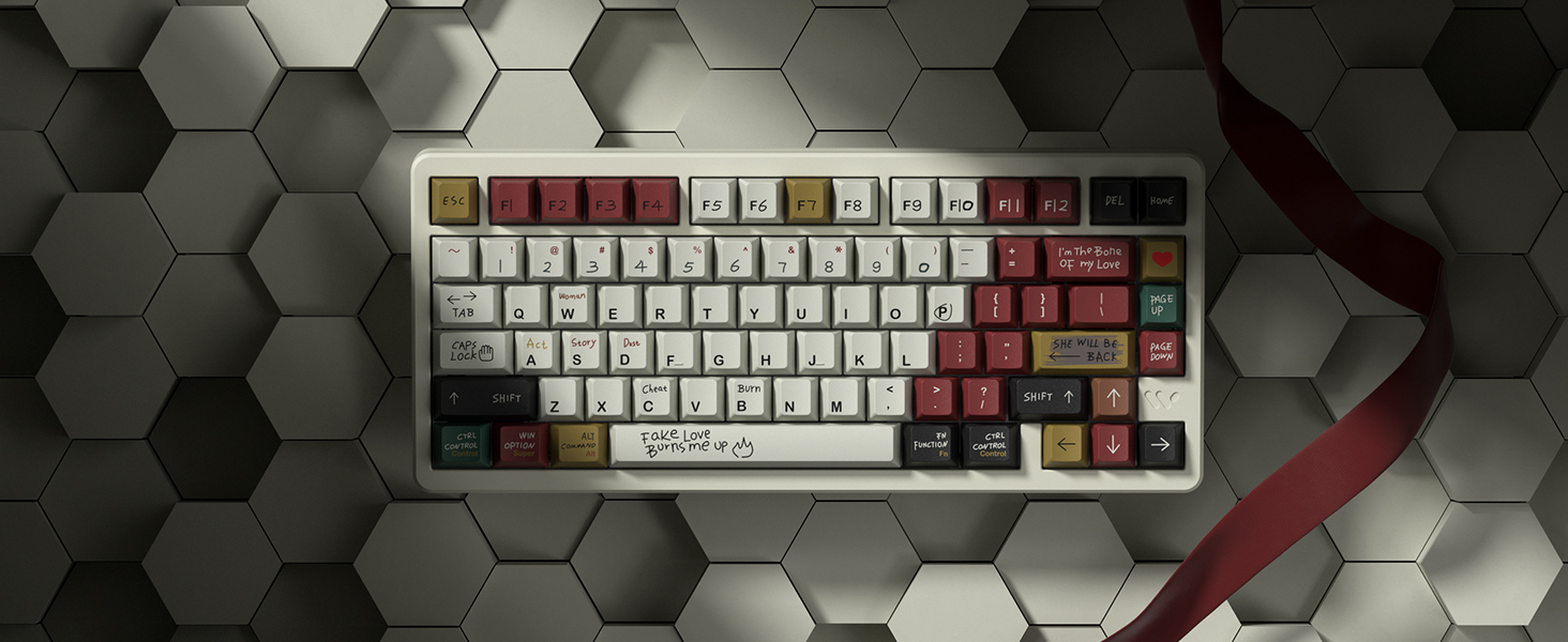 red keycaps