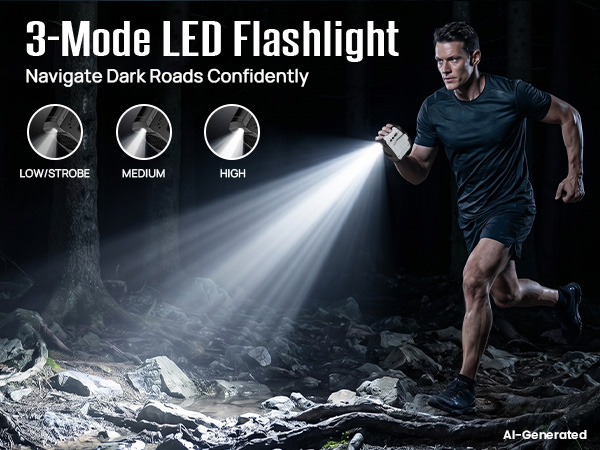 waist fan for men supports hands-free cooling for golf, walking, and workouts