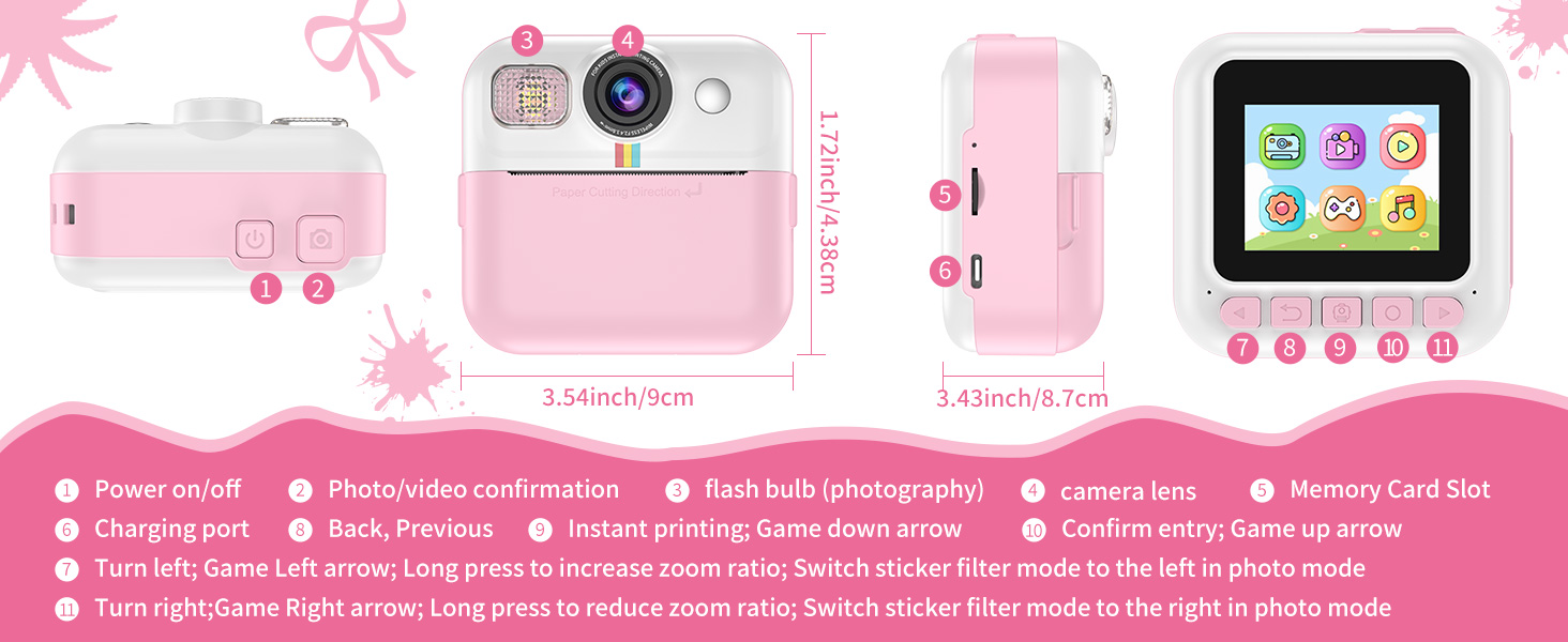 Instant Camera For Kids