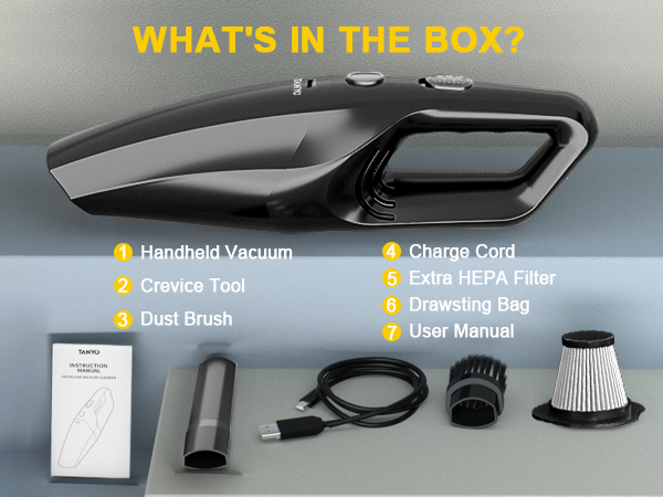 car vacuum portable cordless