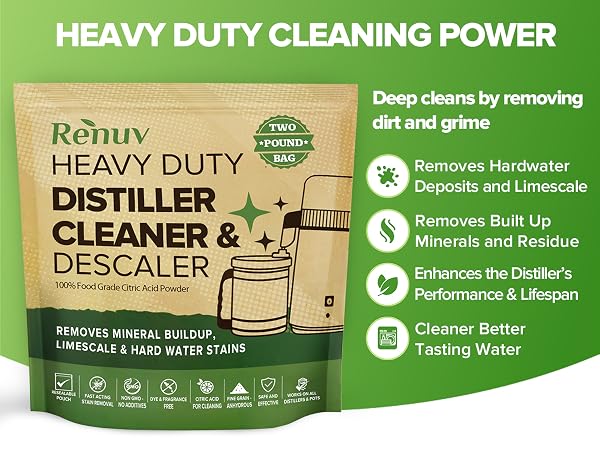 water distiller cleaner and descaler 