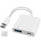 YOFEEPOP USB C to USB Camera Adapter with 30W PD Charging Port, OTG Cable Compatible with for iPh...