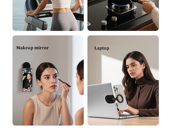 3-in-1 Magnetic Suction Cup Phone Mount with Suction