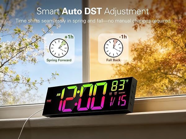 digital wall clock