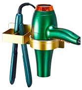 wall mounted hair dryer straightener holder