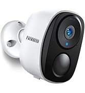 EVERSECU 2K 3MP Outdoor Wireless Security Camera Support Pairing Via Bluetooth, Rechargeable Batt...