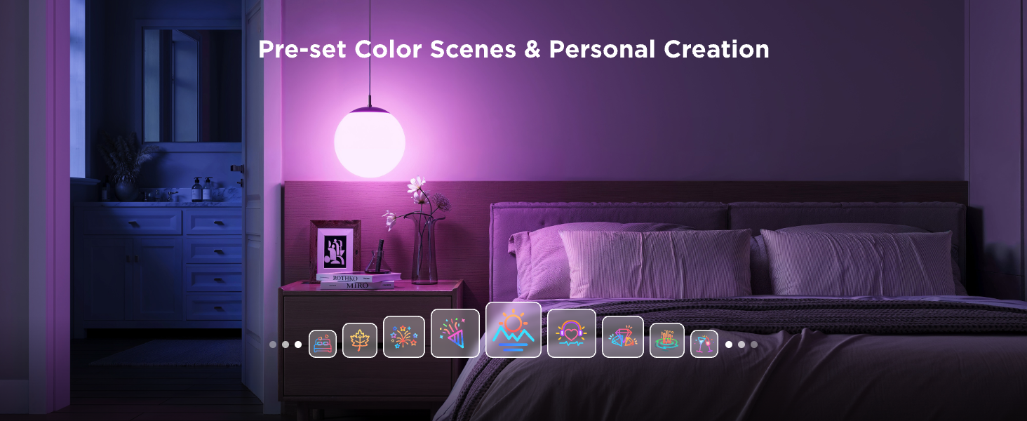Pre-set Color Scenes &amp;amp;amp; Personal Creation