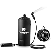 DR.PREPARE Portable Shower for Camping, 4 Gallons/15L Camping Shower Bag, Portable Outdoor Shower...