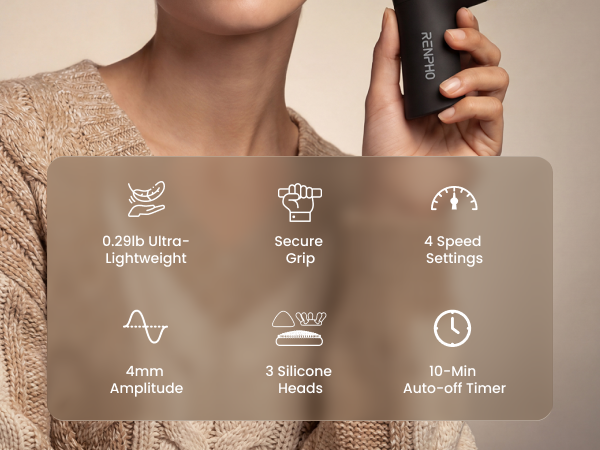 massage gun deep tissue home therapy handheld body athletes workout