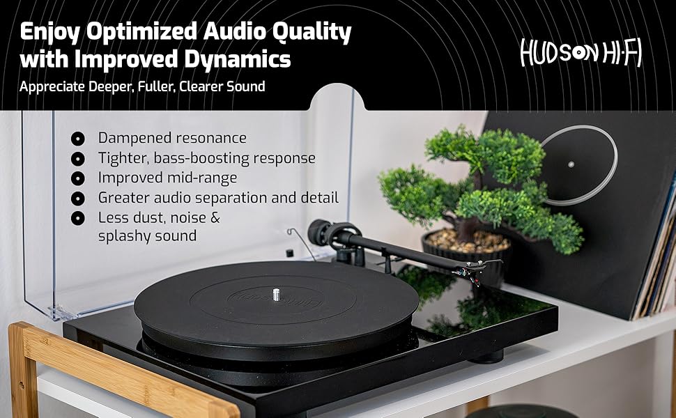 Hudson Hi-Fi Silicone Turntable Platter Mat