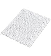 100 Pack Double Loop Wire Binding Spines, YolieraArt 1/4 Inch Spiral Binding Coils for Letter Siz...