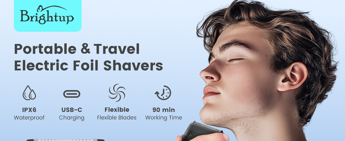 portables &amp; travel electric foil shaver