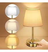 OUTON Cordless Rechargeable Table Lamp – 3 Color Temperatures, Battery Display, Touch Dimmable LE...