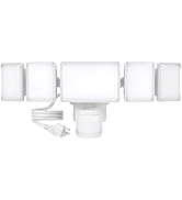Olafus 100W Motion Sensor Outdoor Light Plug in, Motion Flood Light Dusk to Dawn, 10000LM IP65 Wa...