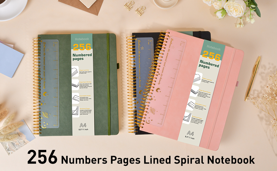 spiral notebook 8.5 x 11