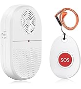 ChunHee Wireless Caregiver Pager Call Button Nurse Alert System Call Bell for Home/Elderly/Patien...