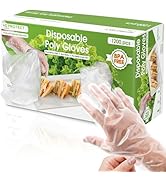 Keppi 1200 pcs Disposable Gloves - BPA &amp; Latex Free - Gloves Disposable Latex Free - For Food Han...
