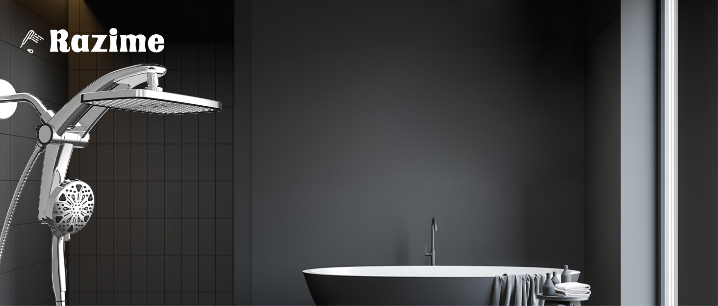 About razime Magnetic Shower Set - Silver