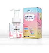 YUCO Shaking Foaming Hand Wash Bubble Bottle 8.4OZ Soap Dispenser with Pump and Tray, classic flo...