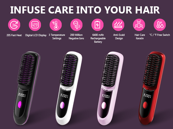 Go Brush Pro Hair Straightener