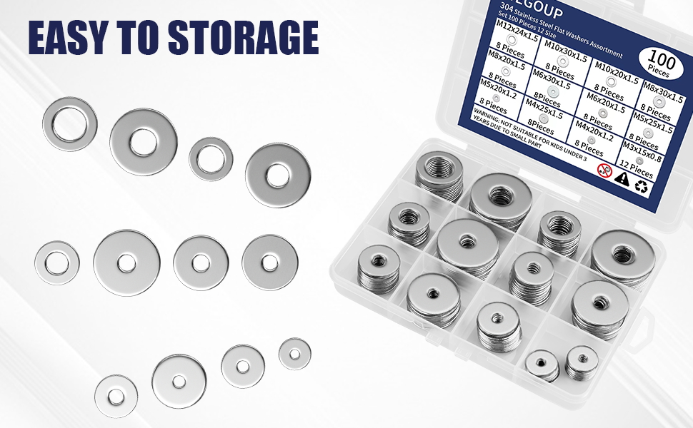 WEGOUP Flat Washers