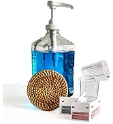 Glass Mouthwash Dispenser for Bathroom Cup Dispenser 37oz - Guest Bathroom Essentials, Mouthwash ...