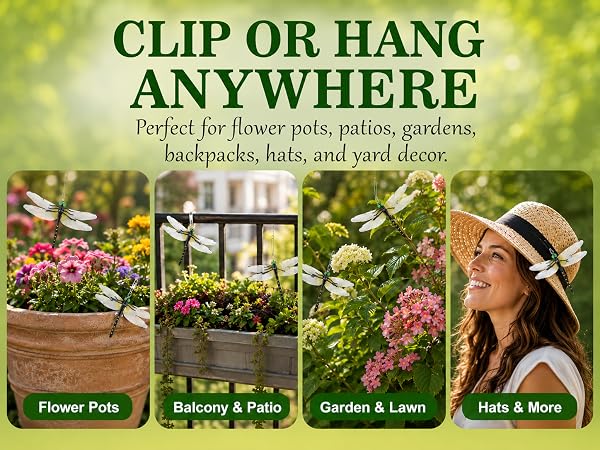 dragon fly clips for bugs repellent
