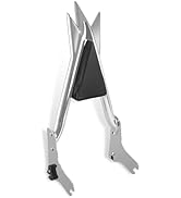 Adjustable Trident Black 27” Detachable Backrest Sissy Bar Passenger Quick Release Fits for Harle...