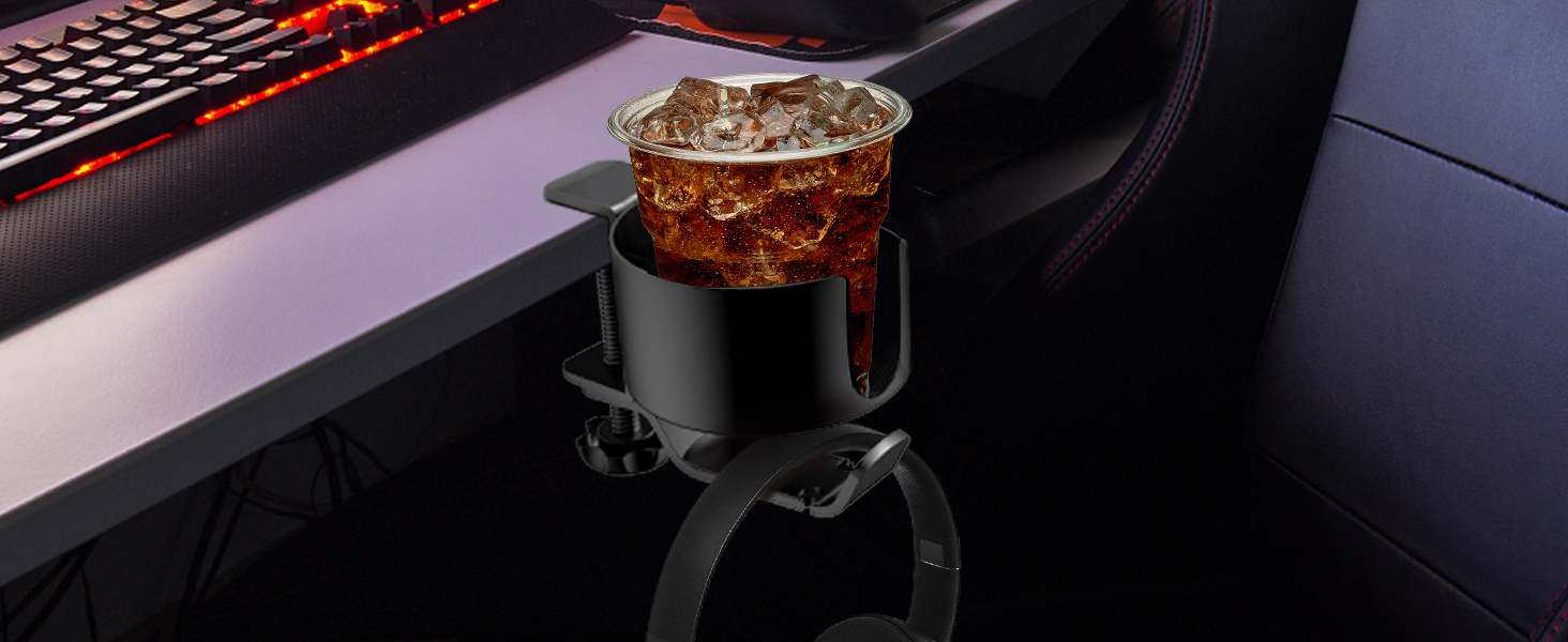 cup holder for desk gaming