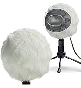 YOUSHARES Furry Windscreen Muff - Customized Pop Filter for Microphone, Deadcat Windshield Wind C...