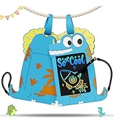 bravokids Dinosaur Toys for Boys, Kid Toys 4.5in Backpack LCD Writing Board Drawing Pad Coloring ...