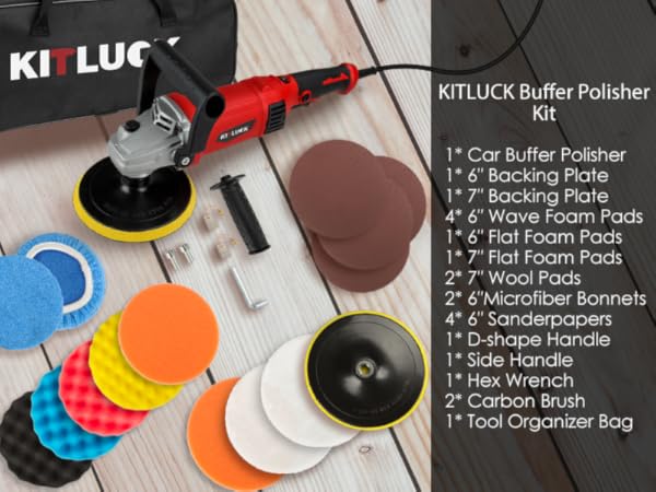 car polisher and buffer kit