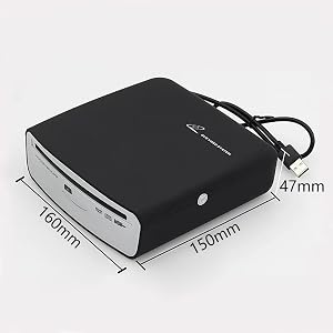 External CD player for car