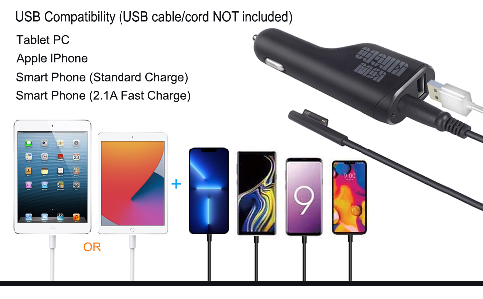 surface Pro car charger surface laptop car charger surface pro 4 car charger