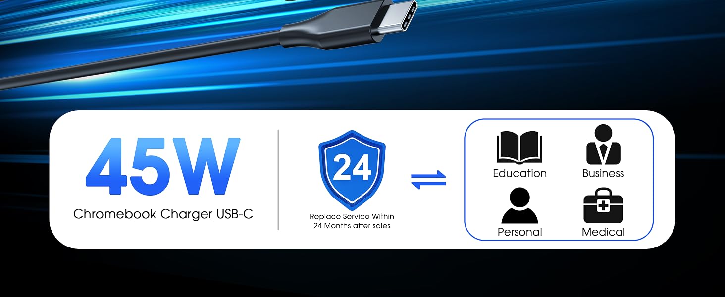 chromebook charger usb-c