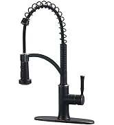 GUUKAR Bronze Kitchen Faucet with Pull Down Sprayer, Oil Rubbed Bronze Single Handle High Arc Com...