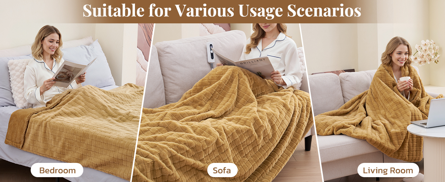 Heated Blanket Full Size