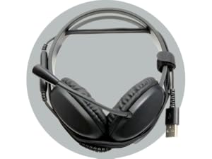 cable-wrap, cord management, chord management, compact headset, children's headset, K-5 headset