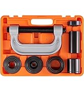 VEVOR Ball Joint Press Kit, 10 pcs Tool Kit, C-Press Ball Joint Remove and Install Tools, for Mos...