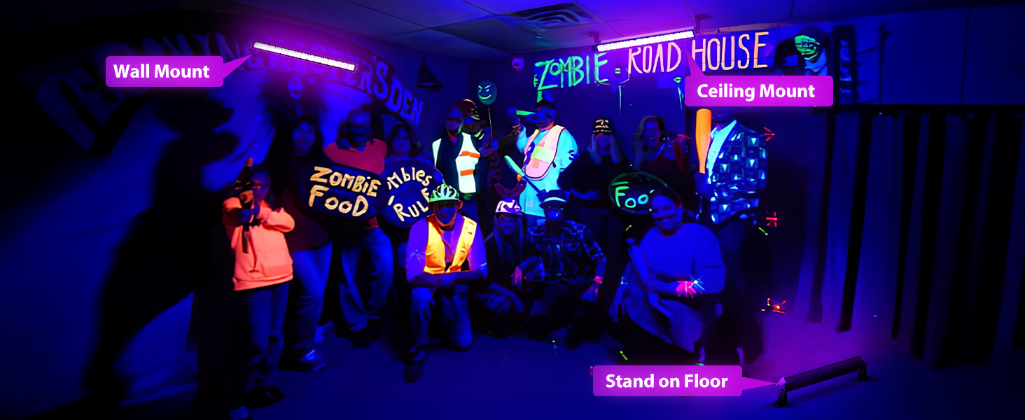 black light party
