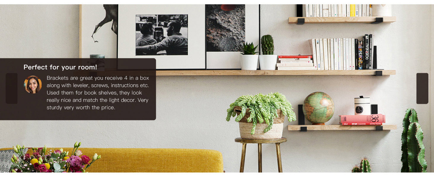 floating shelf brackets