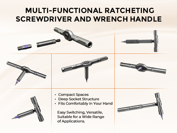 t handle ratchet screwdriver